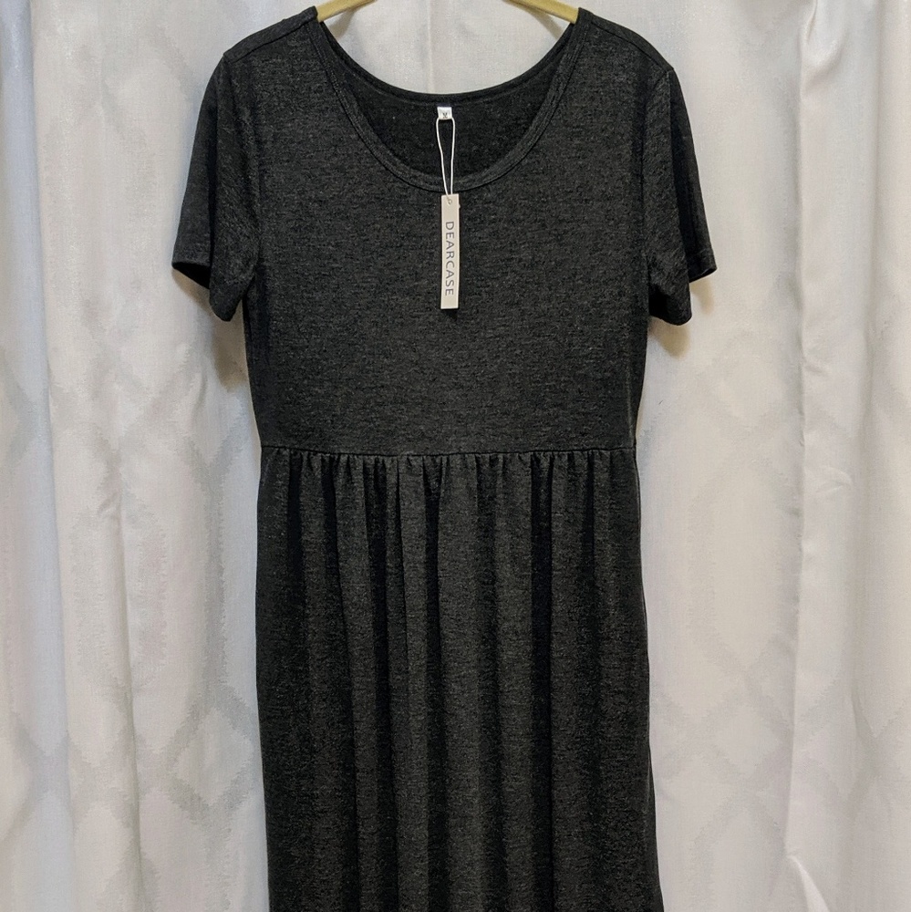Short sleeve maxi dress